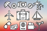 Travel Set Outlined & Colored, an Icon by DeniseUytiepo (Thumbnail 5 of 5)