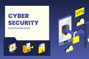 Cyber Security Illustration Pack