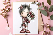 Whimsical Mother's Day Horse Clipart, an Illustration by SinaCreation (Thumbnail 7 of 8)