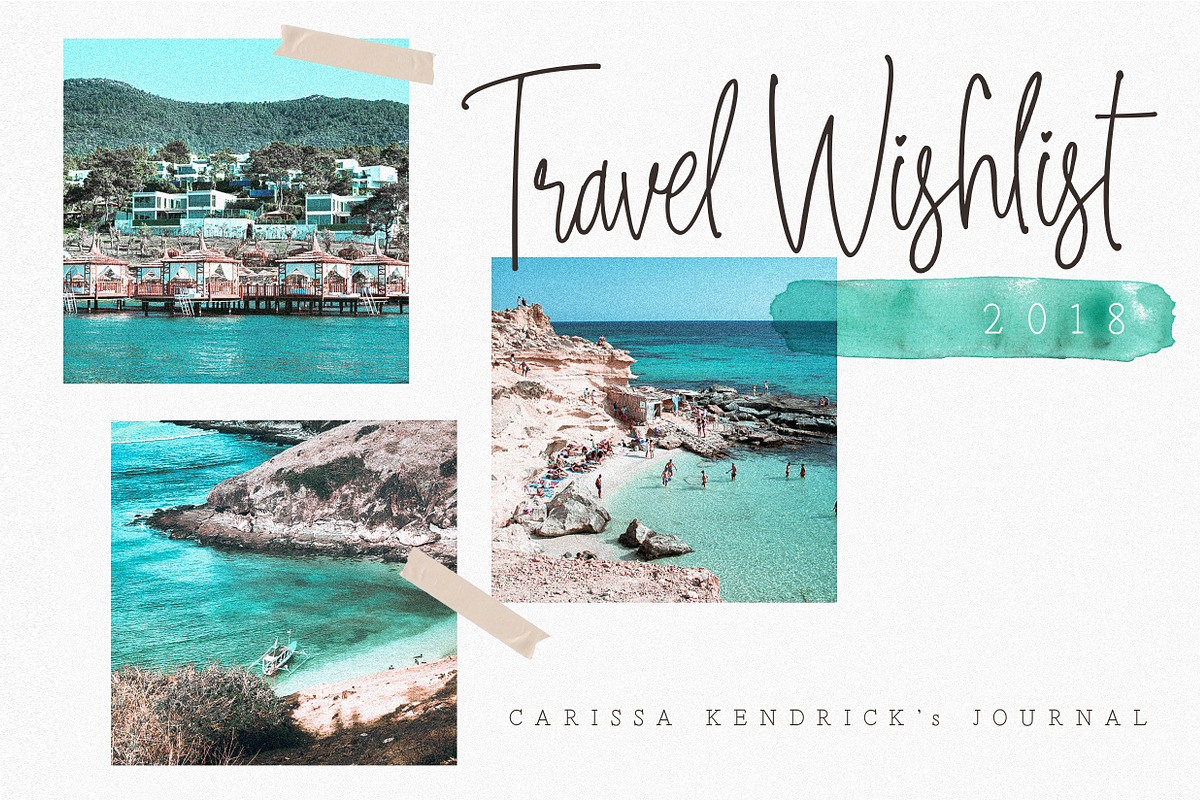 Sweet Getaway - Casual Handwritten preview 6