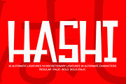 Hashi, a Font by TypeKatsu (Thumbnail 1 of 4)
