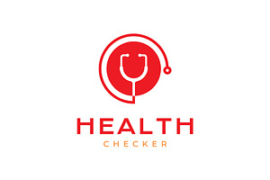 stethoscope health medical logo, a Branding & Logo Template by devastd