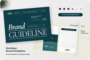 Boutique Luxury Brand Guideline, a Branding & Logo Template by twinstd (Thumbnail 1 of 6)