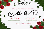 routher - beautiful script font, a Script Font by MLKWSN (Thumbnail 3 of 10)