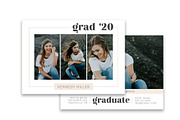 Senior Grad Card Template, an Invitation Template by Sweet Little Muse (Thumbnail 2 of 3)