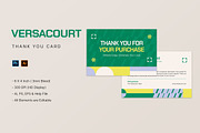 Versacourt - Thank You Card, a Print Template by StreaksideStd (Thumbnail 3 of 3)