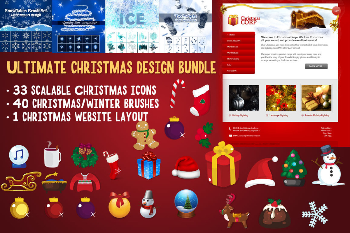 Ultimate Christmas Bundle (74 Items), an Icon by FanExtra (Photo 1 of 4)