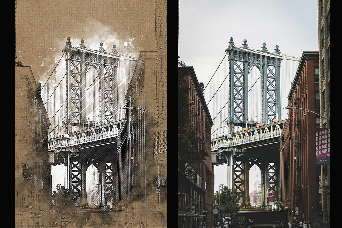 Sketch Architecture Photoshop Effect, an Action Add-On by 3d_model_tifotizi (Photo 2 of 2)