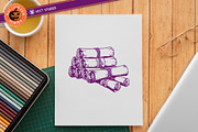10 Paper Scroll Stamp Brushes, a Brush Add-On by vectstudio (Thumbnail 6 of 10)