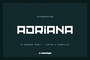 Adriana Display Font