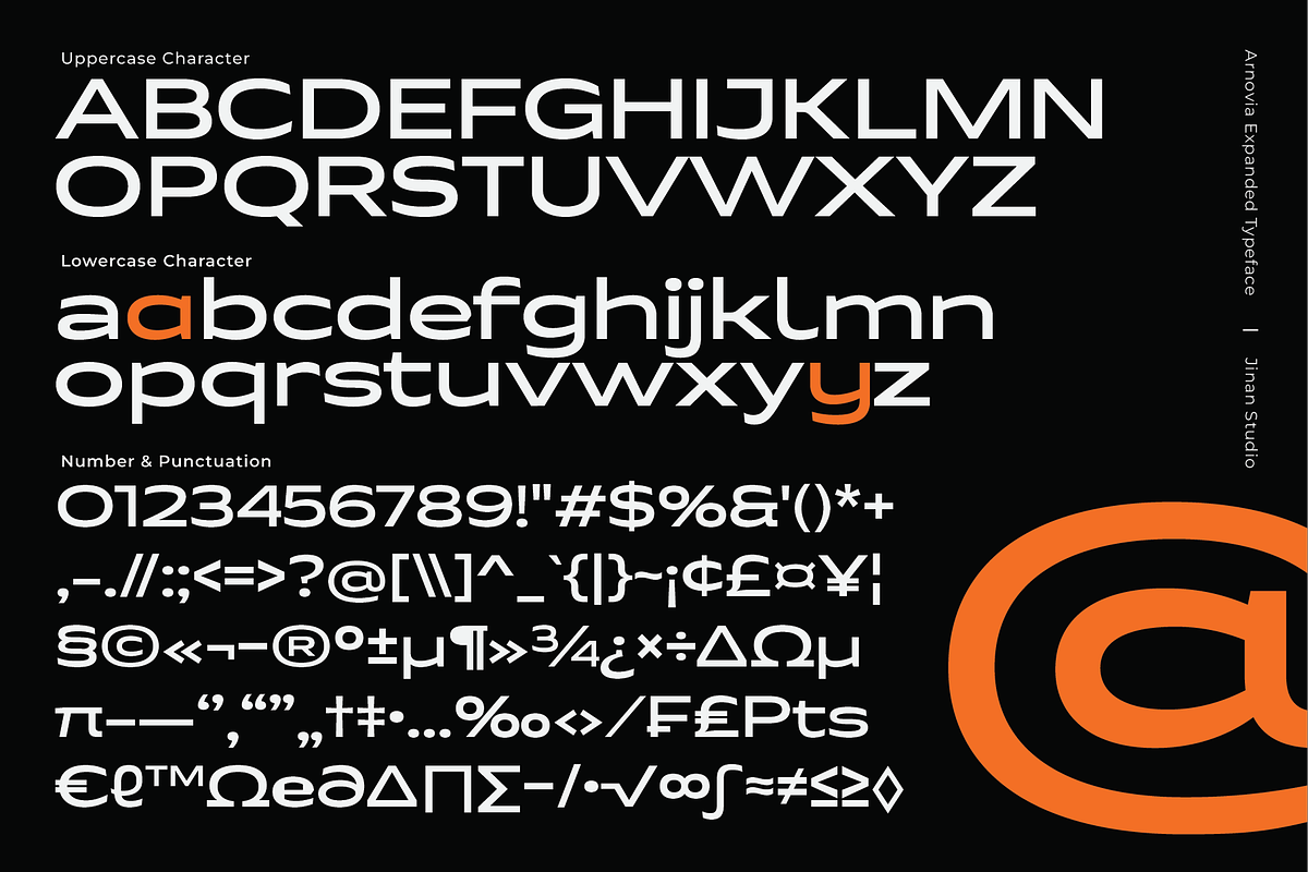 Arnovia Expanded, a Sans Serif Font by Ainun Jinan (Photo 10 of 10)