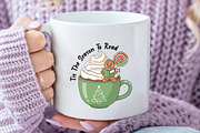 Christmas Gingerbread Man Coffee Boo, an Illustration by Daily.Designs (Thumbnail 3 of 5)