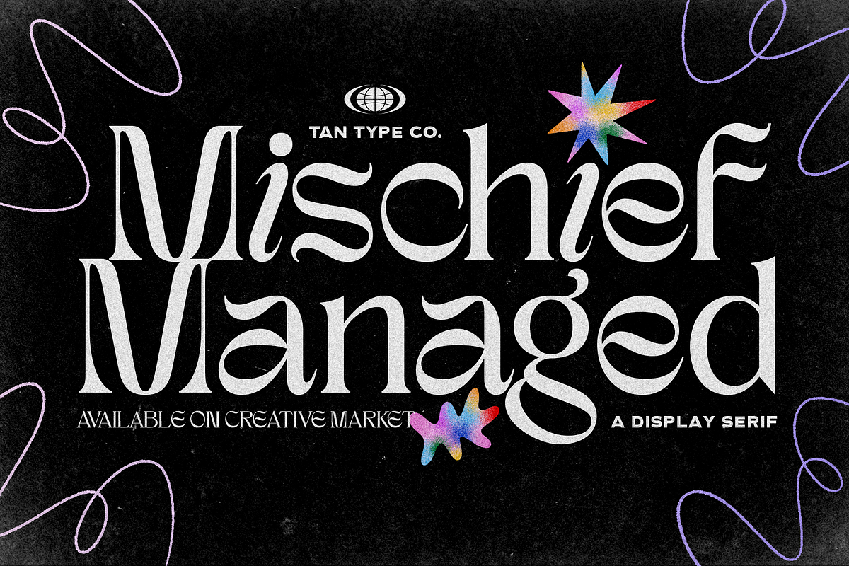 TAN - MISCHIEF, a Font by TanType (Photo 1 of 11)