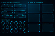 Sci Fi UI Elements, an Object Illustration by Olga Ryzychenko (Thumbnail 3 of 7)