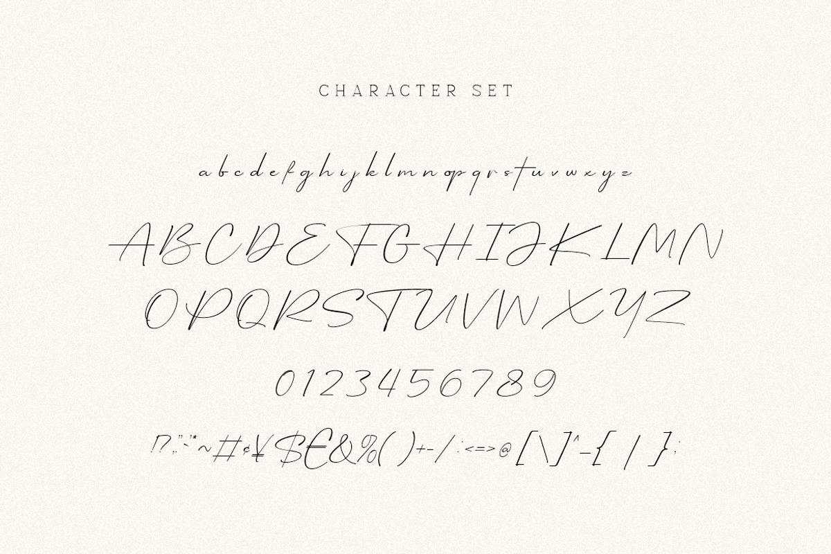 Aurantiaca Signature Font, a Handwritten Font by Burhan Afif (Photo 8 of 10)