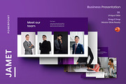 Jamet  – Business PowerPoint Templat, a Presentation Template by Dens Creative Studio (Thumbnail 1 of 6)
