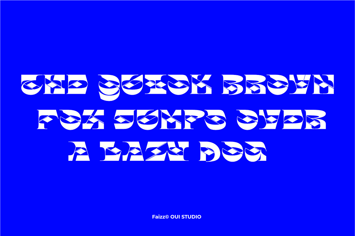Faizz Display Font, a Font by Oui Studio (Photo 2 of 10)