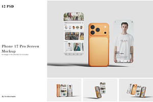 Phone 17 Pro Screen Mockup