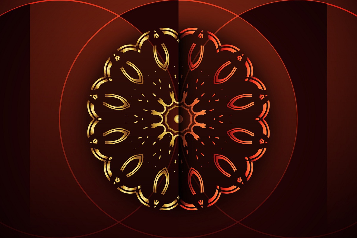 Mandala Oriental Floral art Bundle, a Background Graphic by NJ Himel (Photo 3 of 97)