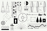TECHNICAL GRAPHICS 250+ Assets Pack, an Object Graphic by MITYA KOROLKOV (Thumbnail 3 of 11)