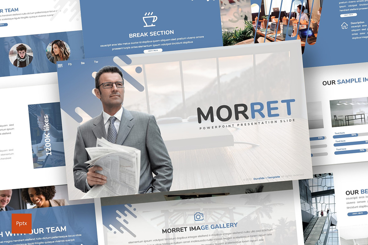 Morret - Powerpoint Template, a Presentation Template by inspirasign