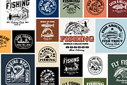Fishing Design Collection - Mono, a Branding & Logo Template by cd-design.co (Thumbnail 1 of 8)