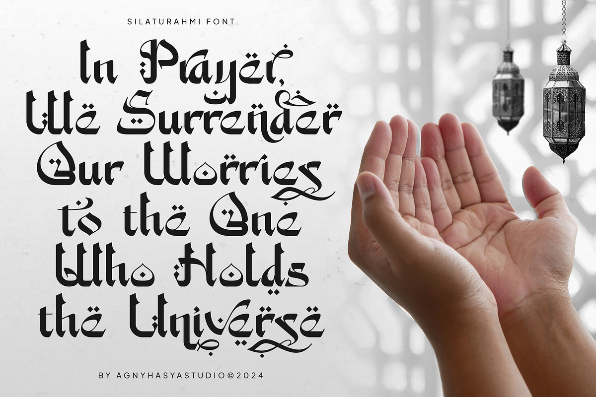 Silaturahmi - Calligraphy Font, a Font by agnyhasyastudio (Photo 7 of 10)