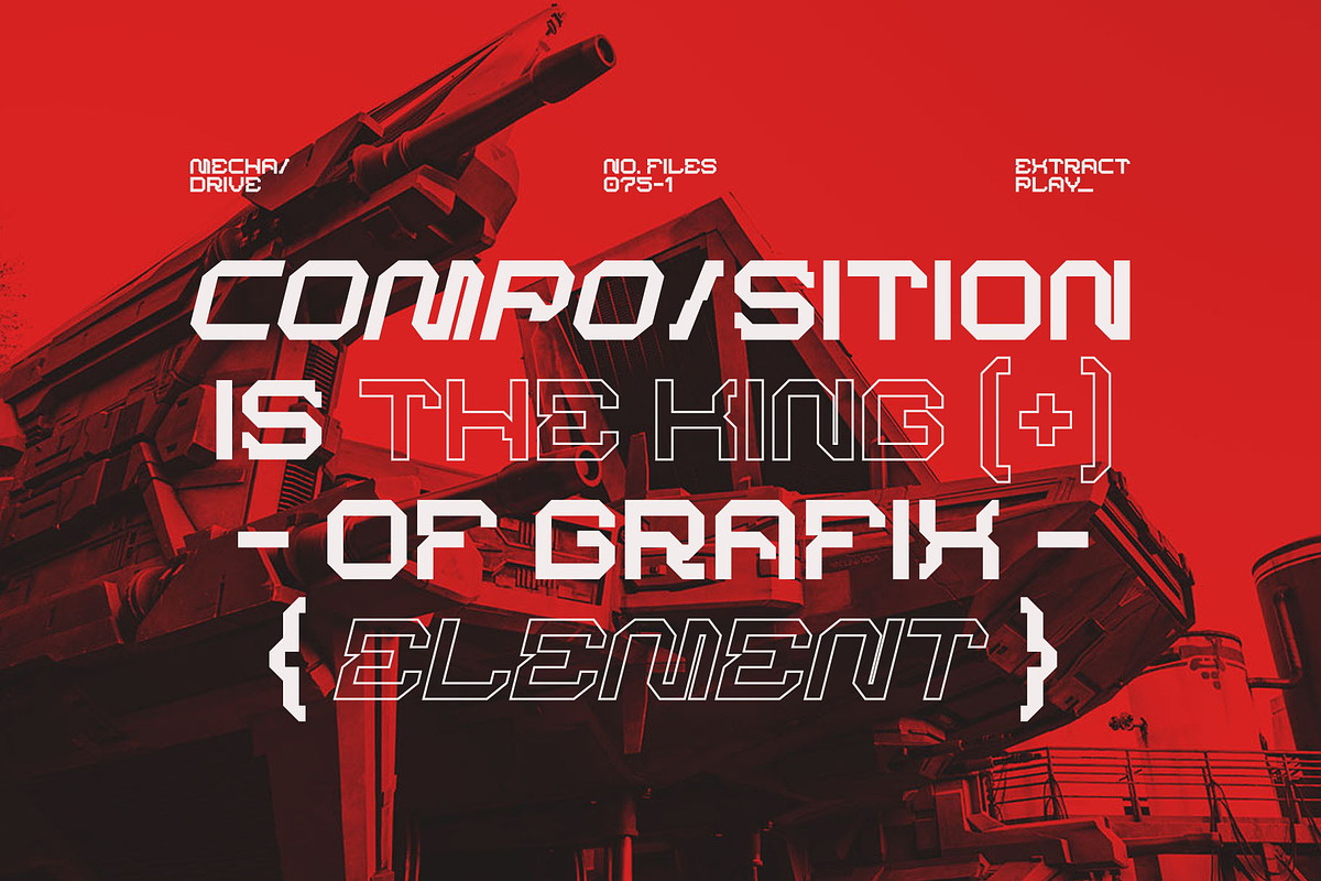 BARKMO-36 - Futuristic CyberpunkFont, a Sans Serif Font by Enxyclo Studio (Photo 2 of 10)