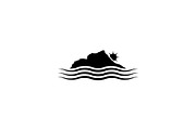 Tropical Island Sunset Logo, a Branding & Logo Template by Luxury Logos (Thumbnail 3 of 4)