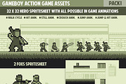 Gameboy Action Game Pack1, a Background Graphic by Fassous game assets (Thumbnail 3 of 3)