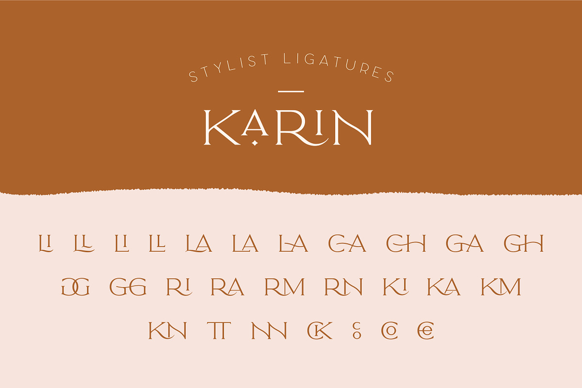 Elegant Karin - Stylish Typeface, a Serif Font by Kaligra.co (Photo 27 of 28)