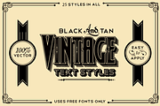 Black and Tan Vintage Styles Pack, a Brushes & More by Vectricity Designs (Thumbnail 1 of 5)
