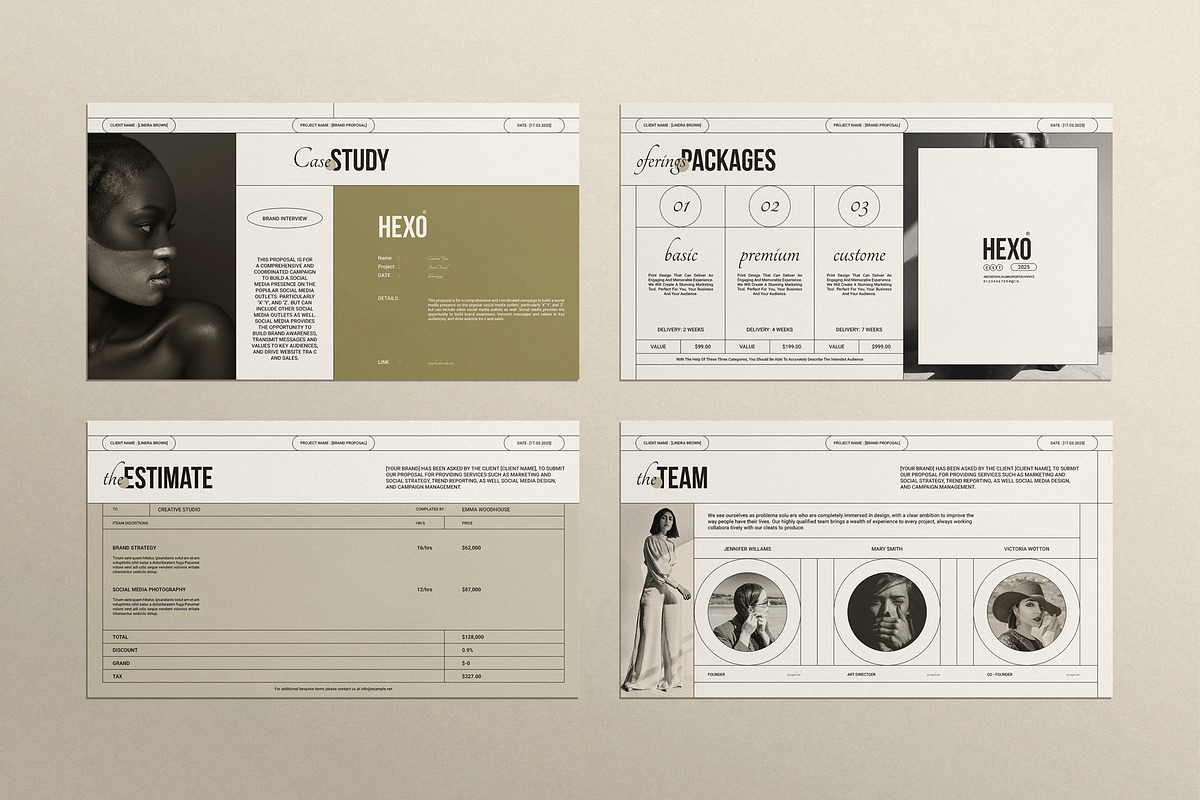 Brand Proposal Template Presentation, a Presentation Template by TemplatesForest (Photo 5 of 6)
