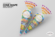 Clear Large Cone Bag PackagingMockup, a Packaging Mockup by INCDesign (Thumbnail 8 of 15)