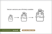 Minimal scout icons, an Outline Icon by Picture Window (Thumbnail 4 of 5)
