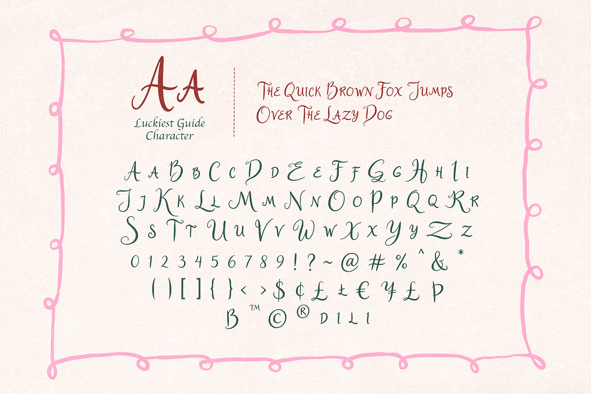 Luckiest Guide – Sweet & Playfull, a Handwritten Font by dailygraphic (Photo 9 of 9)