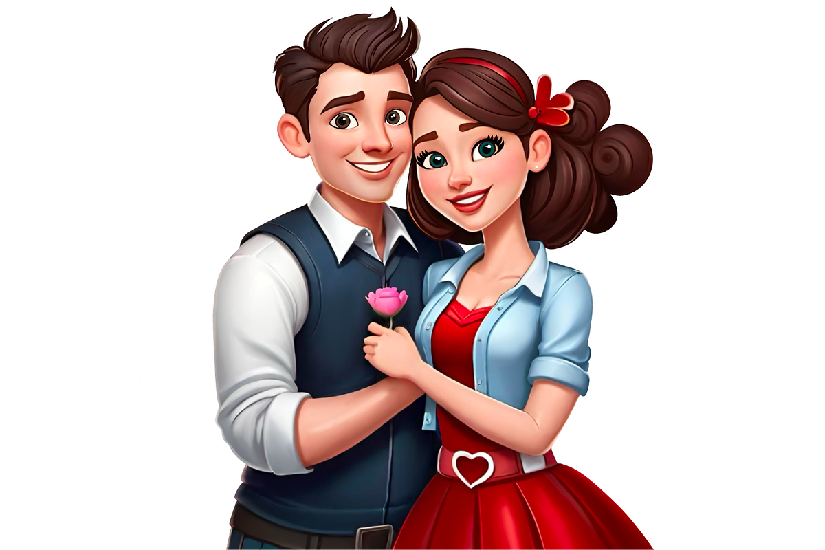 Valentine's Day set, a Seasonal Illustration by MarisoArt (Photo 4 of 5)