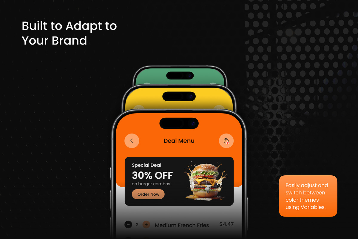Yumgo – Food Delivery Mobile App UI, an UI Kit Template by Brickclay (Photo 4 of 19)