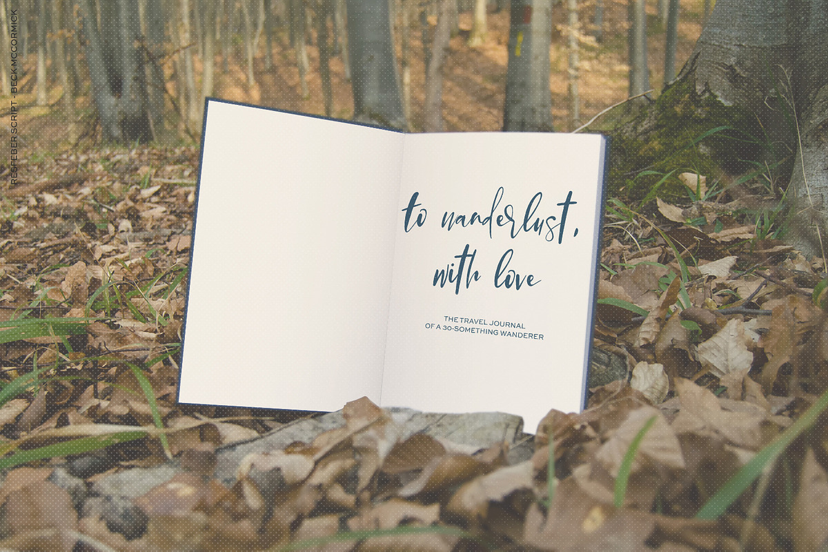 Resfeber Script, a Script Font by Beck McCormick (Photo 8 of 10)