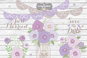 BIG WEDDING BUNDLE, a Texture Illustration by burlapandlace (Thumbnail 14 of 22)