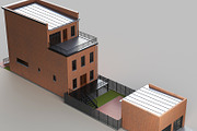 Brownstone townhouse, an Architecture 3D Model by happy brush (Thumbnail 3 of 8)