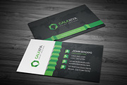 Modern Creative ZigZag BusinessCards, a Business Card Template by Galaxiya (Thumbnail 4 of 9)
