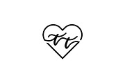 Luxury Initials TT with Love Logo, a Branding & Logo Template by Luxury Logos (Thumbnail 3 of 4)