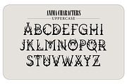 Anima - Tribal Mystical Logo Font, a Blackletter Font by Struvictory.art (Thumbnail 4 of 9)