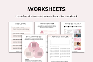 EBook Workbook Template Canva