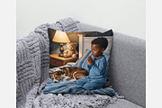 Boys praying at bedtime, a Person Illustration by Kat's Artful Creations (Thumbnail 5 of 11)