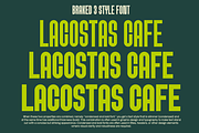Braked - A Family Sans Condensed, a Sans Serif Font by Marvadesign (Thumbnail 4 of 8)