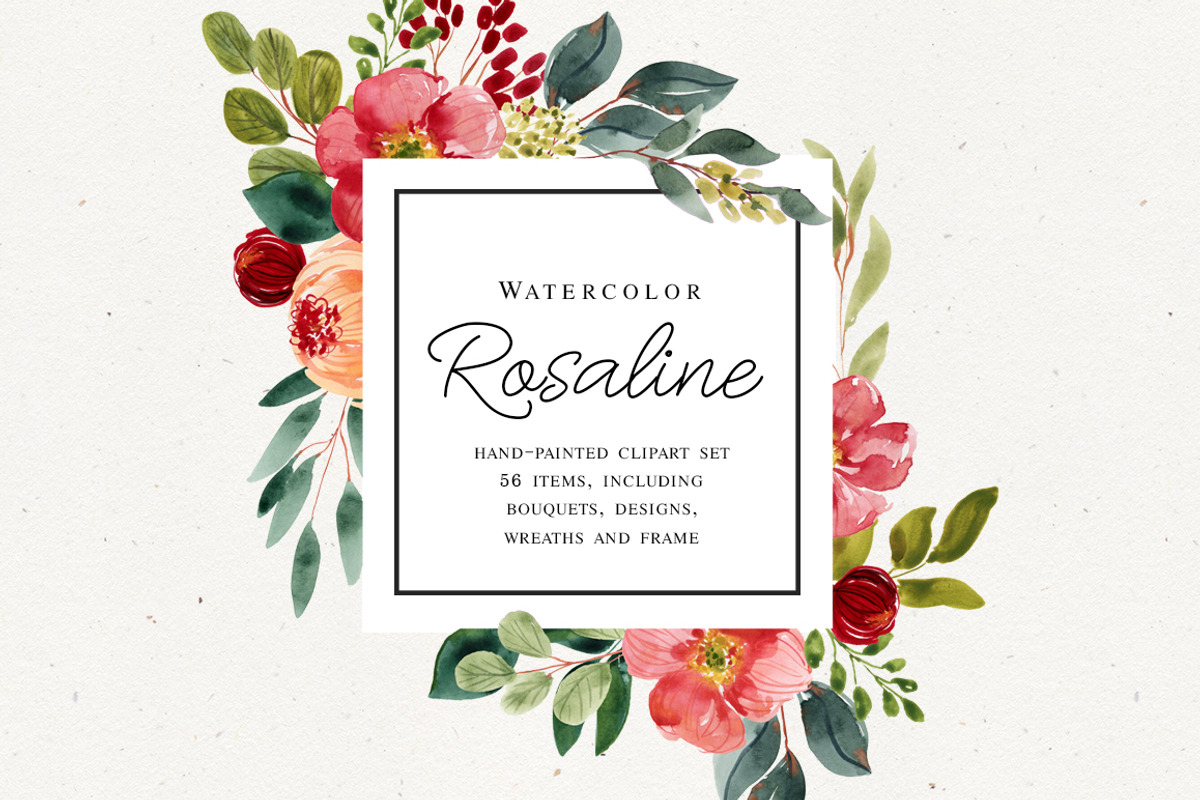 Watercolor Floral BUNDLE 2019, an Illustration by Charushella (Photo 3 of 7)