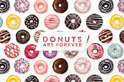 Donuts VECTOR illustrations, a Food Illustration by Natalka Dmitrova art (Thumbnail 3 of 27)
