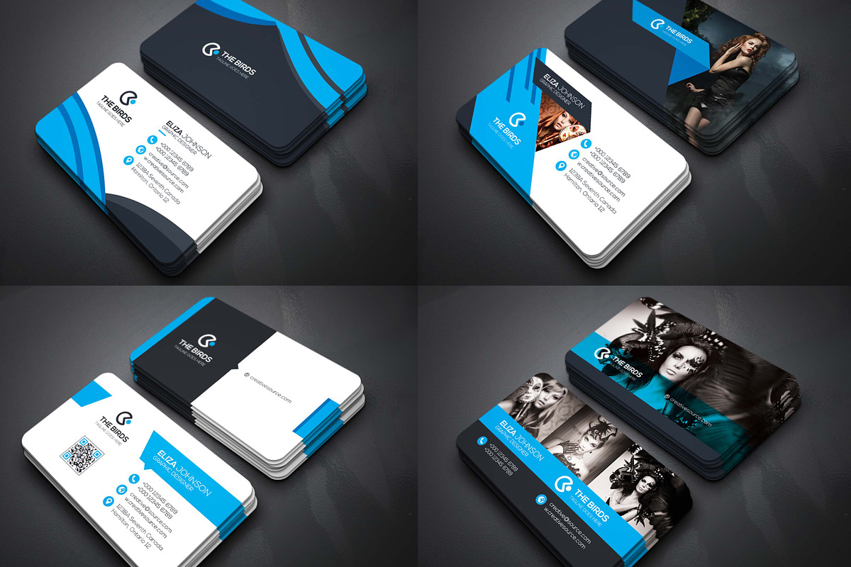 100 Business Cards Bundle, a Business Card Template by Genereux Art (Photo 2 of 11)